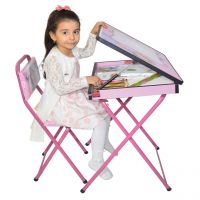 میز و صندلی  تحریر تاشو بیلن مدل M1-طرح Cinderella